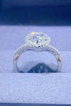 Load image into Gallery viewer, Adored 1 Carat Moissanite 925 Sterling Silver Heart Ring (3 Colors)