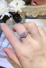 Load image into Gallery viewer, Adored 1 Carat Moissanite 925 Sterling Silver Heart Ring (3 Colors)