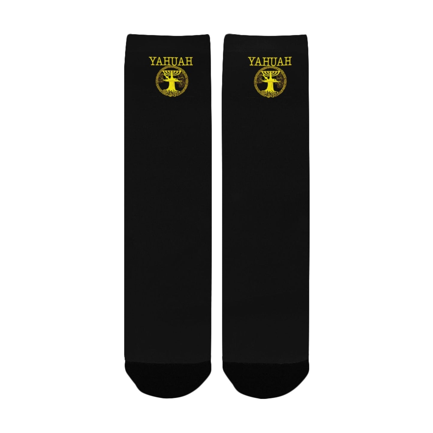 Yahuah-Tree of Life 02-01 Ladies Designer Crew Socks