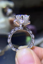 Load image into Gallery viewer, 5 Carat Moissanite Heart 925 Sterling Silver Ring