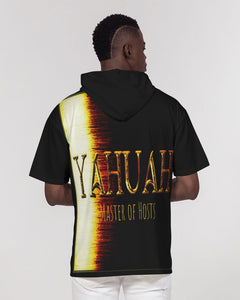Yahuah-Master of Hosts 01-03 Men's Designer Premium Heavyweight Short Sleeve Pullover Hoodie