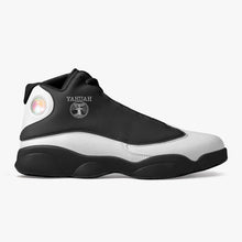 Load image into Gallery viewer, Yahuah-Tree of Life 02-06 Yin Yang Unisex Black Sole Basketball Sneakers