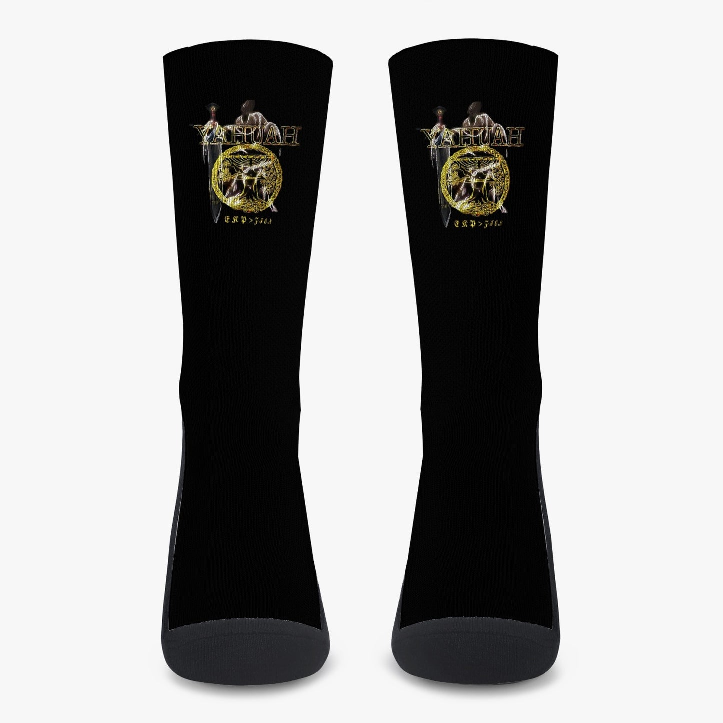 Yahuah-Name Above All Names 03-01 Royal Designer Unisex Reinforced Sports Socks