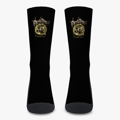 Yahuah-Name Above All Names 03-01 Royal Designer Calcetines deportivos reforzados unisex 