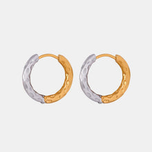 Load image into Gallery viewer, Huggie 18K Gold Plated Earrings