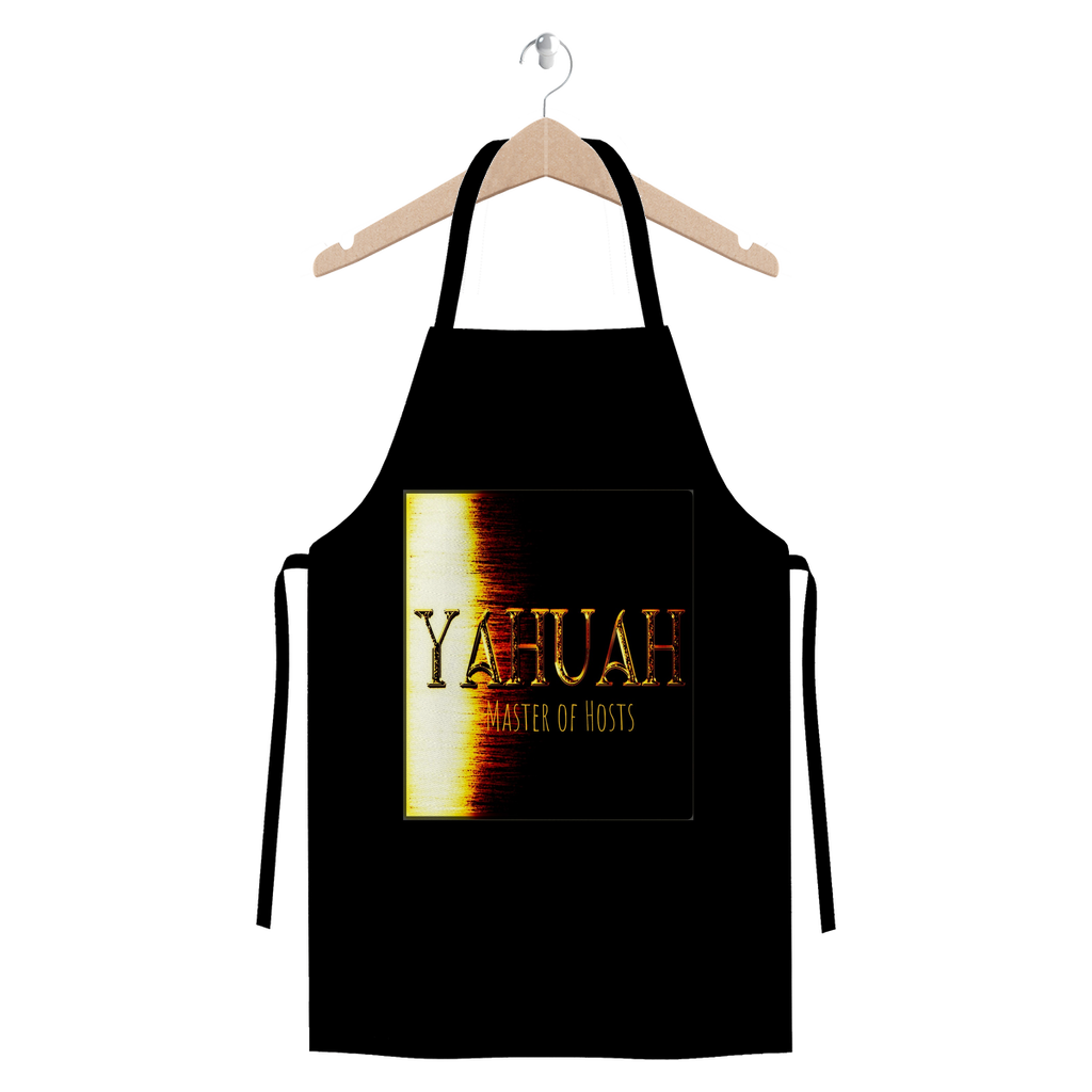 Yahuah-Master of Hosts 01-03 Delantal de sarga de algodón de primera calidad