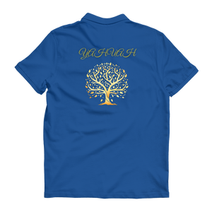 Yahuah-Tree of Life 01 Polo de diseño premium para adultos (5 colores)