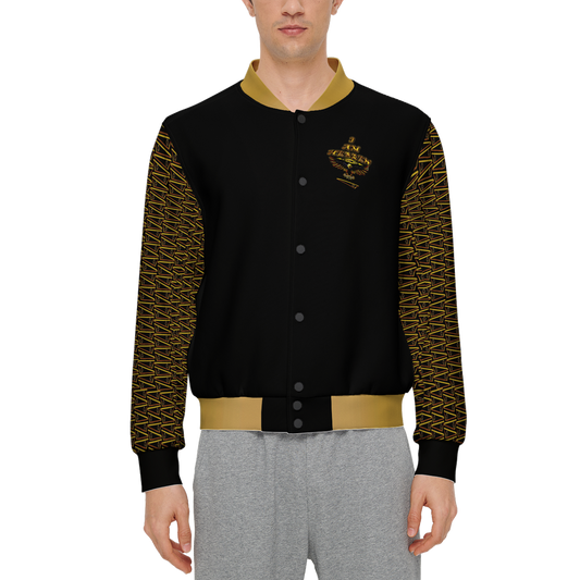 BREWZ Elected Men's Designer Double Layered Techno Scuba Knit Varsity Jacket