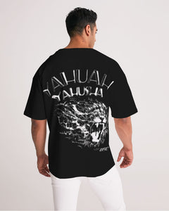 Yahuah Yahusha 01-07 Camiseta de diseñador premium con hombros caídos y peso pesado para hombre 