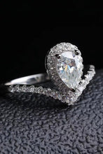 Load image into Gallery viewer, 2 Carat Moissanite Teardrop Ring