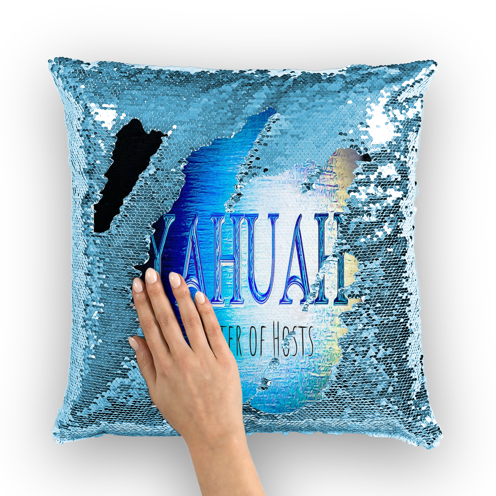 Yahuah-Master of Hosts 01-01 Designer Sequin Cushion Cover (5 colors)