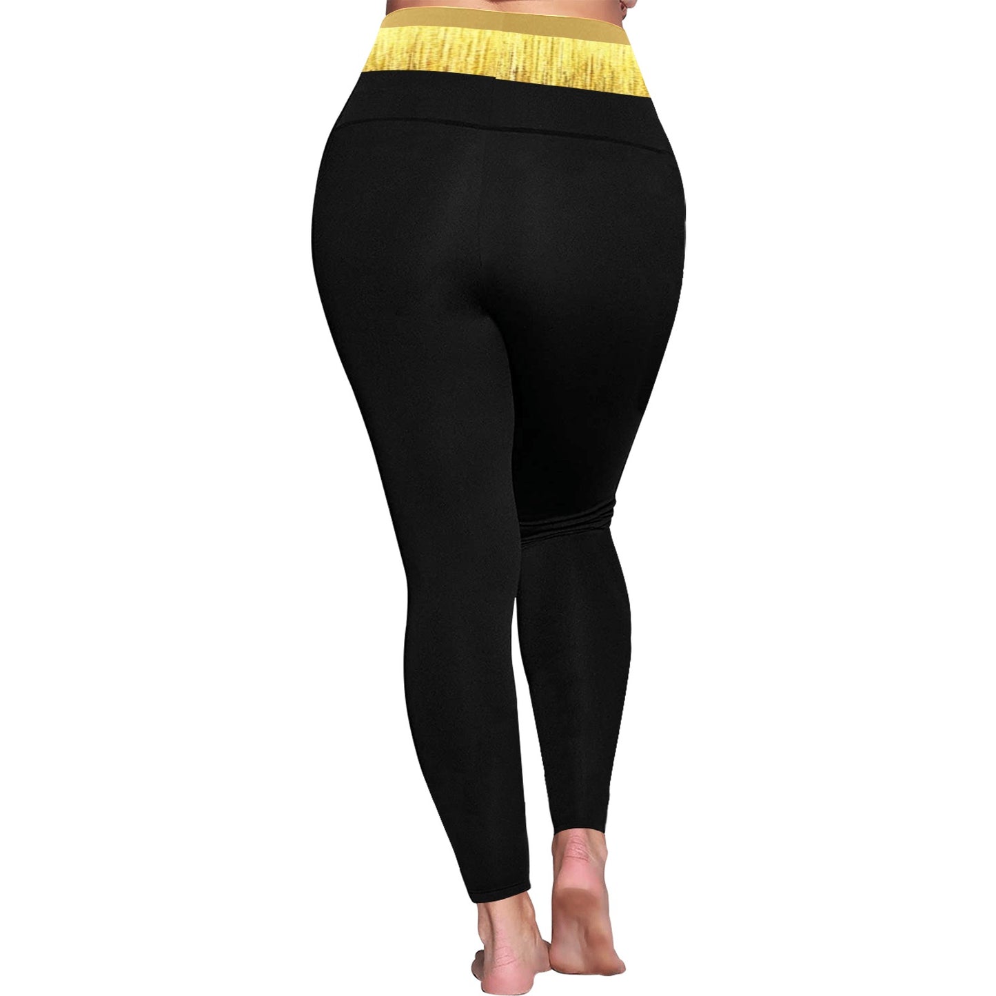 Yahuah-Tree of Life 03-01 Designer High Waist Plus Size Leggings