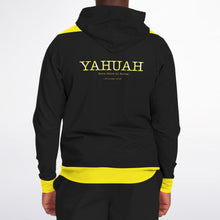 Cargar imagen en el visor de la galería, Yahuah-Name Above All Names 02-02 Sudadera con capucha unisex con cremallera completa 