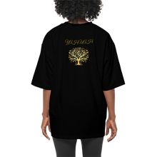 Cargar imagen en el visor de la galería, Yahuah-Tree of Life 01 Camiseta de gran tamaño y peso pesado de diseñador para mujer 