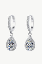 Load image into Gallery viewer, Moissanite Teardrop Earrings