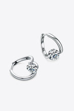 Load image into Gallery viewer, 925 Sterling Silver 2 Carat Moissanite Heart Drop Earrings