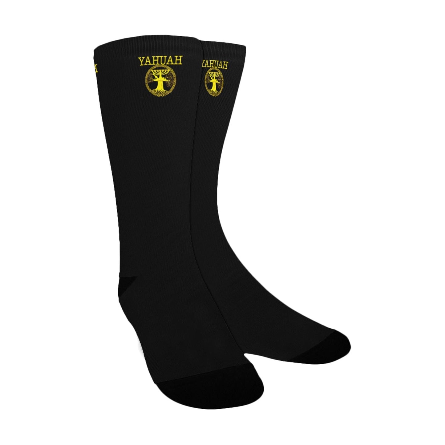 Yahuah-Tree of Life 02-01 Ladies Designer Crew Socks