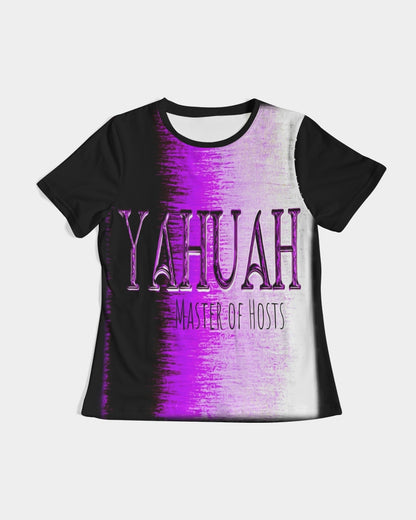 Yahuah: Master of Hosts (01-02) | Women's Fitted Tee