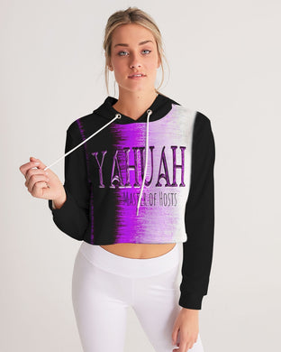 Yahuah-Master of Hosts 01-02 Sudadera con capucha recortada de diseñador para mujer 