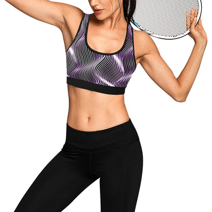 Orot (The Lights) Series: OR ARGAMAN | Royal Light (Purple) Sports Bra