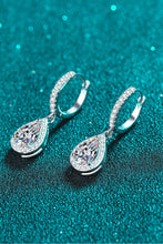 Load image into Gallery viewer, Moissanite Teardrop Earrings