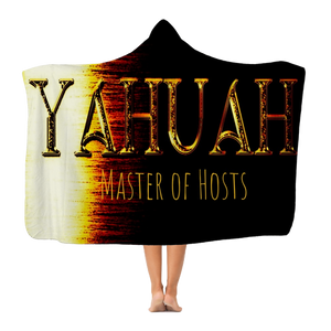 Yahuah-Master of Hosts 01-03 Manta con capucha para adultos de diseño premium 