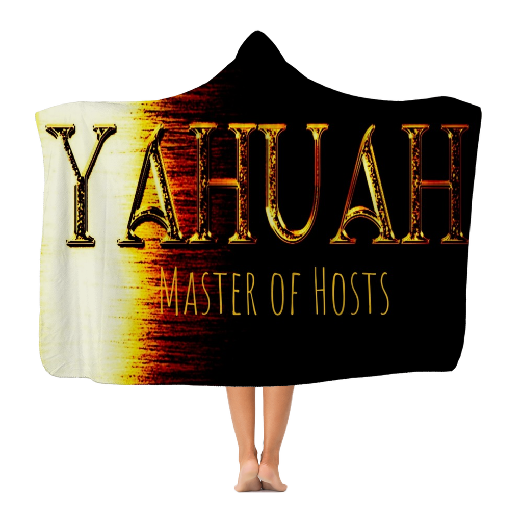 Yahuah-Master of Hosts 01-03 Designer Premium Adult Hooded Blanket