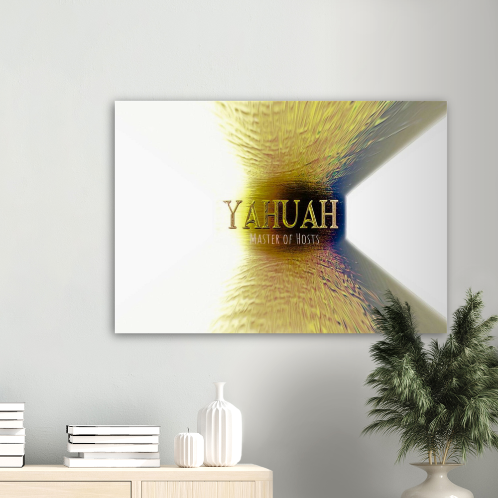 Yahuah-Master of Hosts 02-02 Horizontal Metal Print 3.2 ft (W) x 2.2 ft (H)