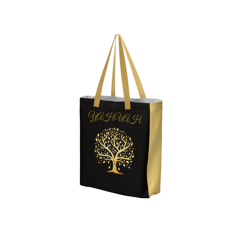 Yahuah-Tree of Life 01 Elect Bolso de mano con textura tejida de diseñador 