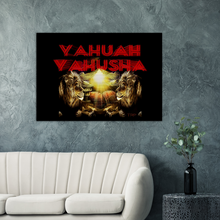 Cargar imagen en el visor de la galería, Yahuah Yahusha 02 Impresión horizontal en aluminio cepillado 3,2 pies (ancho) x 2,2 pies (alto)