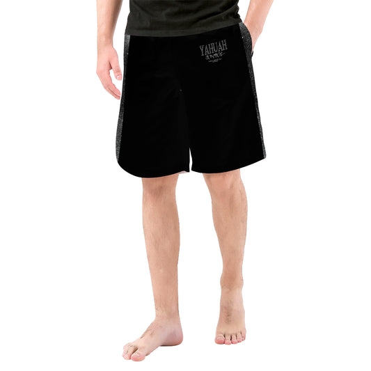 Yahuah-Name Above All Names 01-01 Men's Designer Drawstring Elastic Shorts