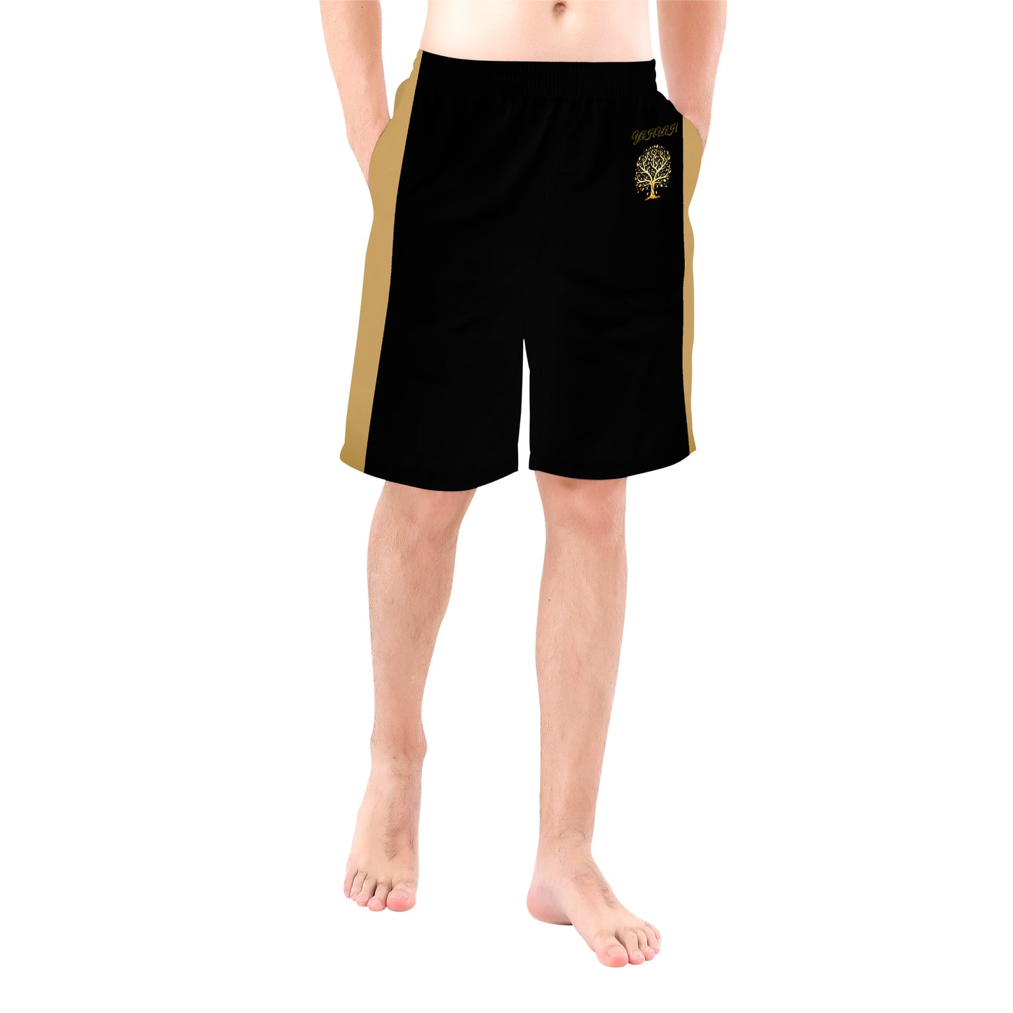 Yahuah-Tree of Life 01 Elect Men's Designer Board Shorts